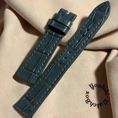 ☆オメガ アリゲーターレザーストラップ グレー 19mm ￥61,600 - メルカリ