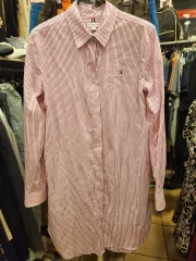 トミーヒルフィガー ストライプ シャツワンピース