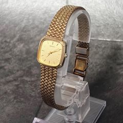 SEIKO セイコー オクタゴン QUARTZ 腕時計 八角形 ゴールドカラー