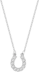 スワロフスキー ネックレス 蹄鉄 クリスタル ロジウム レディース