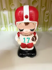 内藤ルネ アメフト アメリカン・フットボール 陶器 貯金箱 - メルカリ