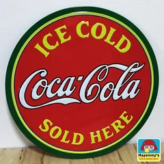 コカコーラ ブリキ看板 COKE SOLD HERE 正規ライセンス品 ガレージ アンティーク インテリア アメリカン 雑貨 プレート 可愛い 壁飾り おしゃれ サーファー かわいい 店舗 カフェのサムネイル
