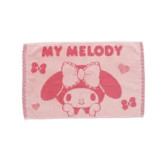 ☆ マイメロディうきうきピンク ☆ ミニタオルバスマット バスマット キャラクター ミニ バス マット 浴室マット 足拭きマット お風呂マット 足ふきマット タオル ミニタオル ミニサイズ 小さめ 小さい コンパクト 速乾 吸水 お風呂 ギフト 贈り物