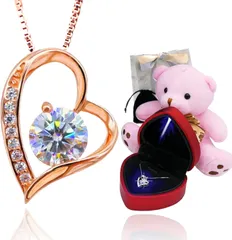 ネックレス レディース ジルコニア オープンハート ギフト 誕生日