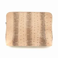 3.1 フィリップリム 3.1 phillip lim クラッチバッグ 蛇革切替 パイソン 白 ホワイト ベージュ /UO