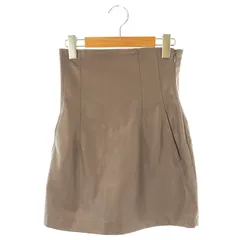 スナイデル SNIDEL スカパン ショートパンツ フェイクレザー ハイウエスト 0 スモークパープル /ES ■OS ■FR