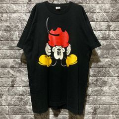 80s ミッキーマウスTシャツ 逆さミッキー - メルカリ