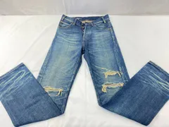 [七重浜85-2-080410nh] [併売]CELINE セリーヌ カートジーンズブルーマーブルウォッシュ デニム W26[中古] [レディース]のサムネイル