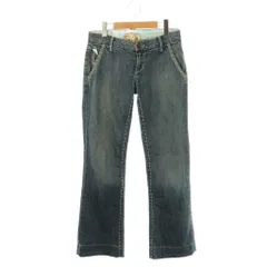 ジョーズ JOE'S ジーンズ ステッチデザインフレアデニムパンツ 25 紺 ネイビー /AT ■OS