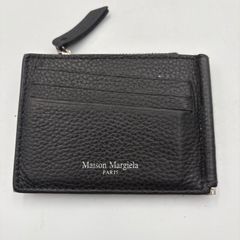 美品✨メゾンマルジェラ マネークリップ カードケース レザー ブラック