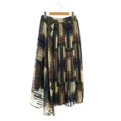 ローズバッド ROSE BUD ペイズリー柄 プリーツスカート ロング F マルチカラー /HK ■OS