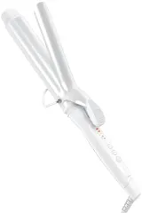 ヘアアイロン カールアイロン コテ 38mm カーリングアイロン 5段階温度調整 プロ仕様 MAX220℃ 海外対応(38mm, ホワイト)/ d1b5d281