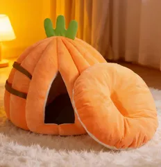 新品  ペットハウス ペットベッド ペットクッションドーム型洗える防寒対策 ふわふわ もこもこ 犬 いぬ ねこ 猫ネコ ハウス 暖かいペット用秋冬 暖房 ペット用 ふとん ペット専用 滑り止め