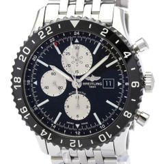 브라이트 링 (BREITLING) 크로노 라이너 크로노 그래프 스테인레스 스틸 자동 감기 남성 시계 Y24310 (외장 마무리 완료)
