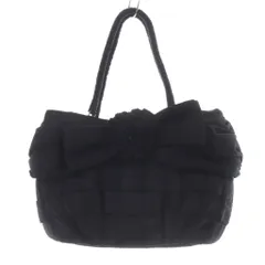 トゥービーシック TO BE CHIC トートバッグ ハンドバッグ リボン 黒