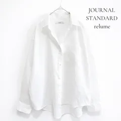 JOURNAL STANDARD relume 2024SS ジャーナルスタンダードレリューム リネンオーバーサイズシャツ 長袖 麻100% ゆったり 羽織り ナチュラル
