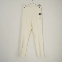 未使用 jyoshitu gocochi 上質ごこち ストレッチ パンツ ストレート スウェット センタープレス アイボリー L