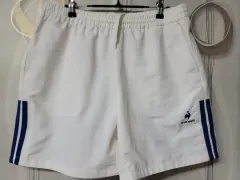 ルコックスポルティフ 白 ハーフパンツ 3本線 30 32