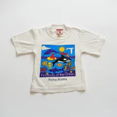 【Size 90】vintage Friends of the Ocean Tシャツ 魚のサムネイル