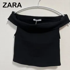 ZARA オフショルダー　ブラウス　ブラック オフショルダーTシャツ - ブラック | ZARA Japan / 日本