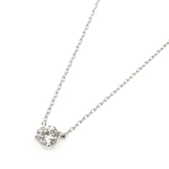 Vendome Aoyama ヴァンドーム青山 Pt950プラチナ Pt850プラチナ キャトル  ネックレス APVN161343DI ダイヤモンド0.273ct 2.0g ～43cm フリーチェーン レディース 中古
