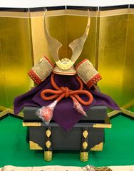 山中鹿之助幸盛 所用❤模鹿角半月の兜 武将 戦国時代 昭和レトロ 即