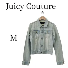 Juicy Couture ジューシークチュール デニムジャケット M ライトブルー 希少 90s Y2K 00s USA製 アメリカ製 ヴィンテージ 古着 女子 レディース ショート丈 タイト 美シルエット カジュアル 春物 秋定番 人気 完売品のサムネイル