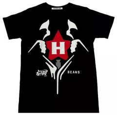 [중고] T 셔츠 (캐릭터) HERO AWARDS T 셔츠 블랙 M 사이즈 [TIGER & BUNNY × BANDAI × MANGART BEAMS T]