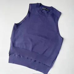 mizuiro ind ミズイロインド クルーネックベスト 定価1万