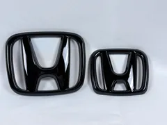 【今だけ特価】NBOX専用 ブラックエンブレム 前後セット Hマーク 外装カスタムパーツ