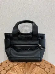 TOMMY HILFIGER ブラック トートバッグ