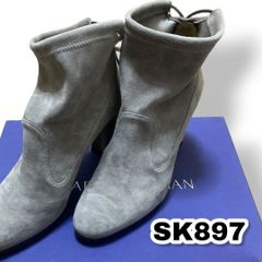 Stuart Weitzman（スチュアート・ワイツマン）スエードアンクルブーツ グレー色 mサイズ レディース靴　管理SK897