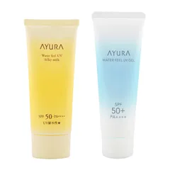 [2種類から選べる]AYURA アユーラ ウォーターフィールUV シルキーミルク ジェルα SPF50 PA++++ 日焼け止めミルク[ネコポス]のサムネイル