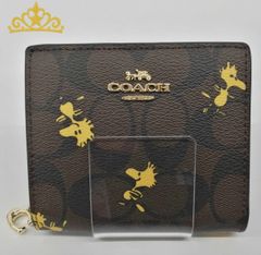 未使用 COACH ダンシング キトゥン 財布 コンパクト CC922 猫 - メルカリ