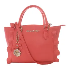 サマンサベガ ハンドバッグ フェイクレザー ロゴ ピンク