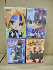 H26041106 【新品未開封】ヒロアカ Break time collection轟焦凍 爆豪勝己フィギュア ＆ 上鳴電気　轟焦凍 こうQposketフィギュア 4点セット