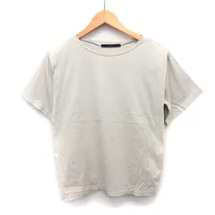 ケービーエフプラス KBF＋ アーバンリサーチ カットソー Tシャツ 無地 シンプル タック 切替リブ 半袖 丸首 コットン 綿 One ベージュ /HT25のサムネイル
