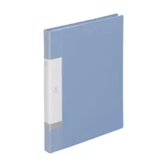 新品 リヒトラブ リクエスト クリヤーブック 交換式 A4 30穴 ポケット15枚 水 G3801-14