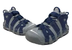 ナイキ NIKE 21年製 AIR MORE UPTEMPO 96 COOL GREY モア アップテンポ バスケ モアテン シューズ 灰 紺 921948-003 メンズ靴 スニーカー グレー 26.5cm 104S-1221