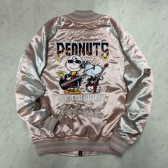 ファミリア 110 ジャンパー スカジャン ピンク ブルゾン スヌーピー 