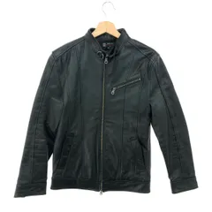 MICHEL KLEIN homme ミッシェルクランオム シングルライダースラムレザージャケット 48     ブラック メンズ / 243001004285