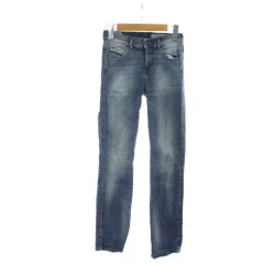 ディーゼル DIESEL Sandy デニム ジーンズ W24 青 ブルー ウォッシュ加工 フルレングス /AG ■OS
