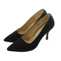 ガリャルダガランテ GALLARDAGALANTE パンプス ポインテッドトゥ スエード 36 23.0cm 黒 ブラック /MI ■OS