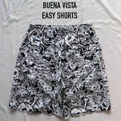 美品・希少XL・キムタク着用】MASSES スカル 総柄 ショートパンツ 黒灰