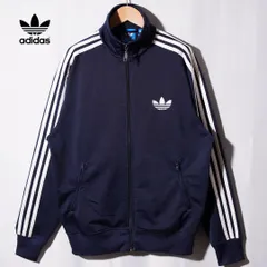 アディダス オリジナルス adidas ORIGINALS ファイヤーバード トラックジャケット L ネイビー ロゴ刺繍 Firebird ジャージ スポーツウェア Y2K ストリート スポーツミックス オーバーサイズ 古着 E822