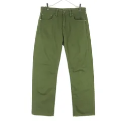 Levi's リーバイス 505 カラージーンズ テーパードデニムパンツ w32 カーキ 工場番号3460 メンズ 古着