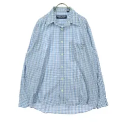 CANDY FANTSI キャンディファンツィ コットン チェック柄 長袖 シャツ F ブルー系 メンズ 古着