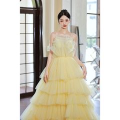 DRESS PRODUCTION リボンショルダー フリルドレス（N02） S - メルカリ
