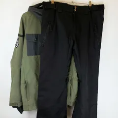 [上下セット] QUIKSILVER クイックシルバー MISSION SPECAIL ART ジャケット M カーキ /HIGH GARAGE パンツ L パンツ スノーボードウェア メンズのサムネイル