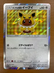 ポンチョを着たイーブイ PROMO プロモ 138/SM-P サンダース ポケカ ポケモン ポケモンカード ID 06EV